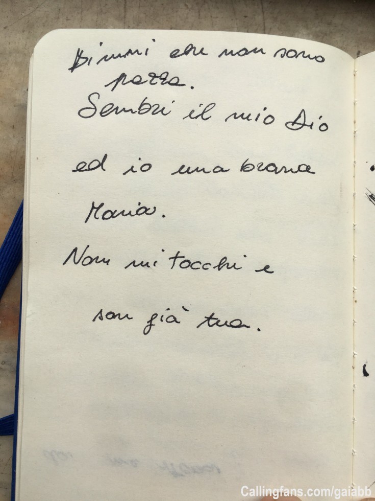 Ho cose nella testa che dico a metà